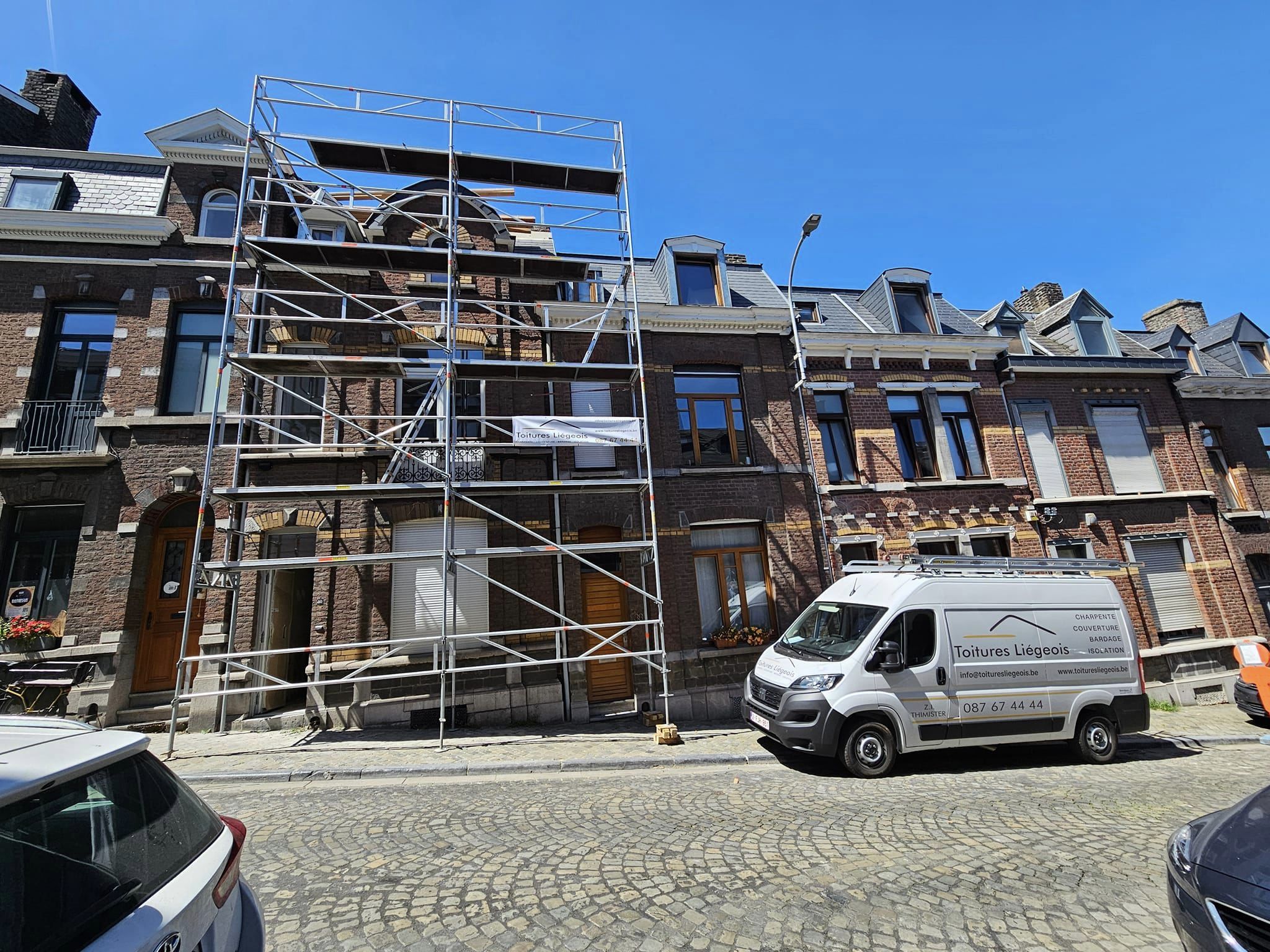 Chantier à Liège